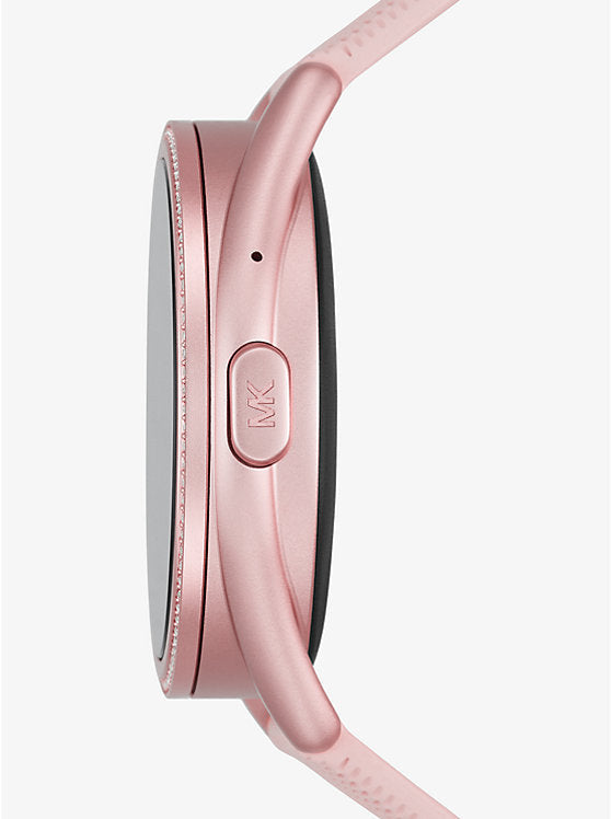 Michael Kors Gen 5E MKGO 43mm Pink-Tone Smartwatch with Pink Silicone Strap – MKT5116V - Image 2