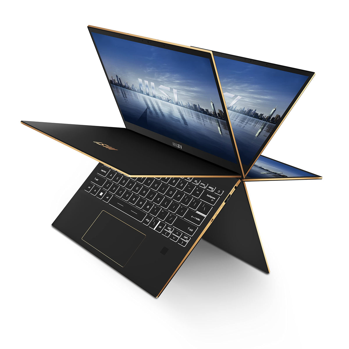 MSI Summit E13 Flip Evo A12MT-026US – 13.4" FHD+ Touch 120Hz – Intel Core i7-1280P – 16GB RAM – 1TB SSD – Ink Black - Image 4