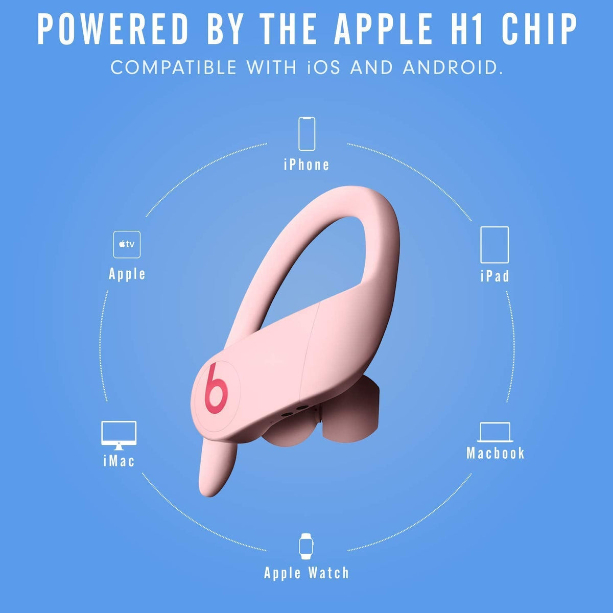 Beats Powerbeats Pro Wireless Headphones – Cloud Pink – MXY72LL/A - Image 5