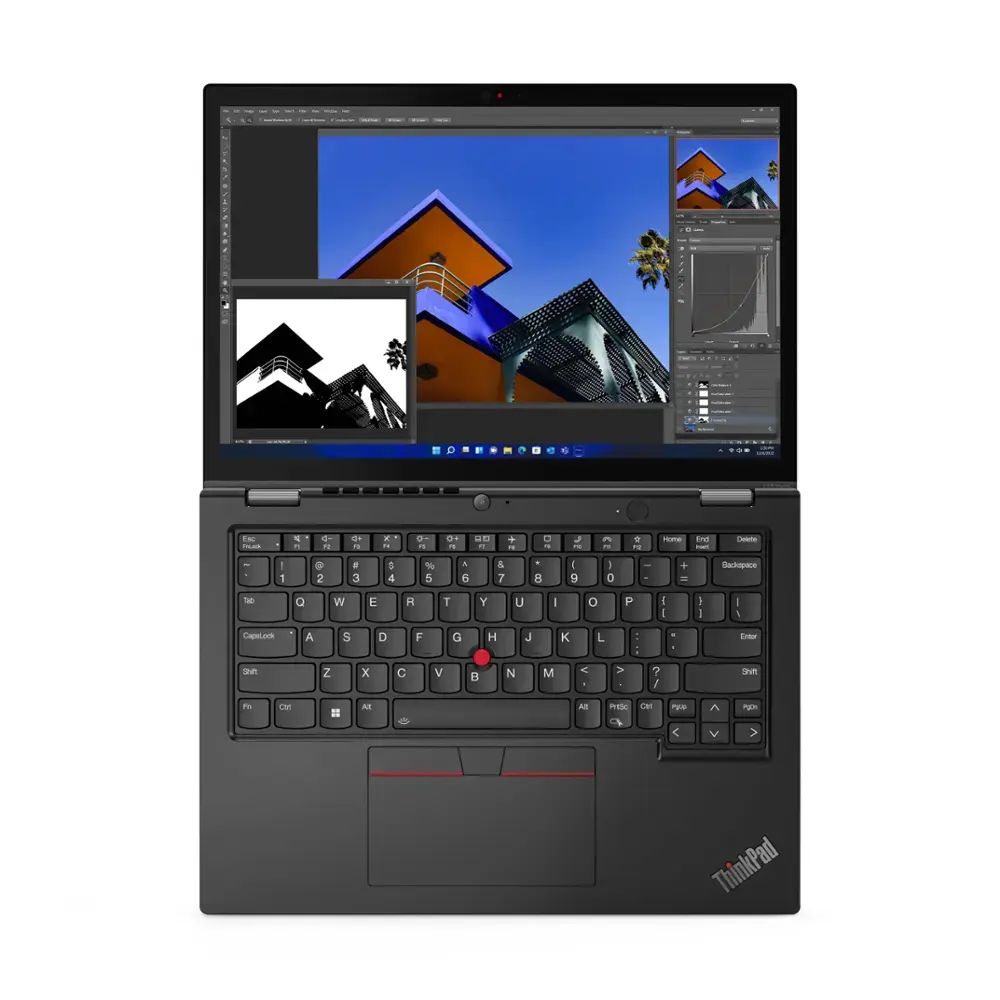 Lenovo ThinkPad L13 Yoga Gen 3 – 13.3" WUXGA Touch 2-in-1 – Core i7-1255U – 16GB RAM – 512GB SSD – Black - Image 2