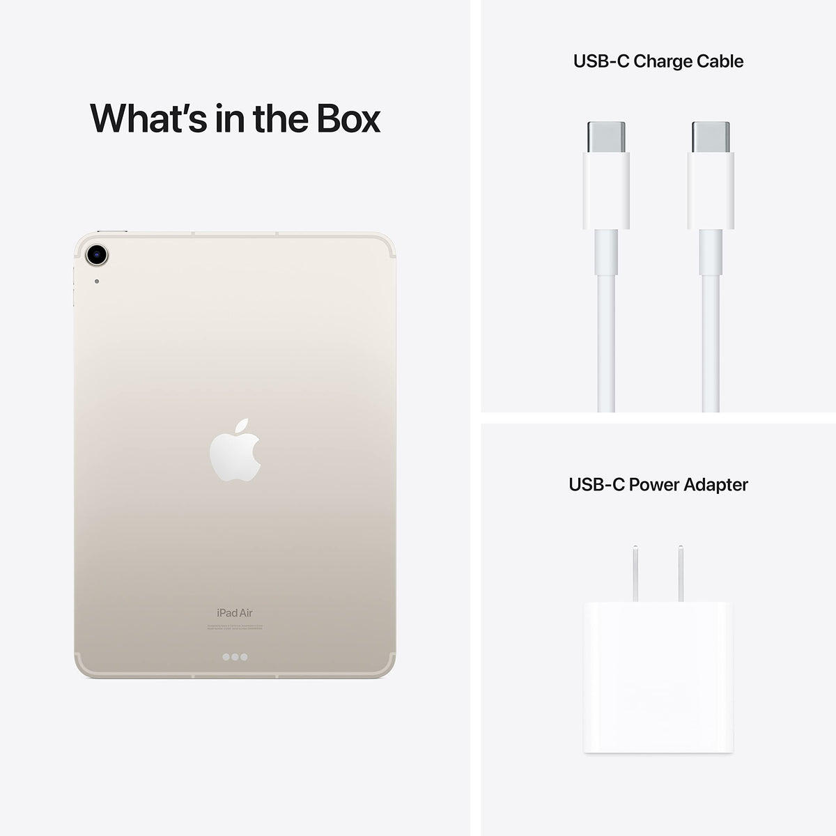 Unlocked Apple iPad Air 5 10.9"" - 64GB - Starlight - MM6V3LL/A - Image 6