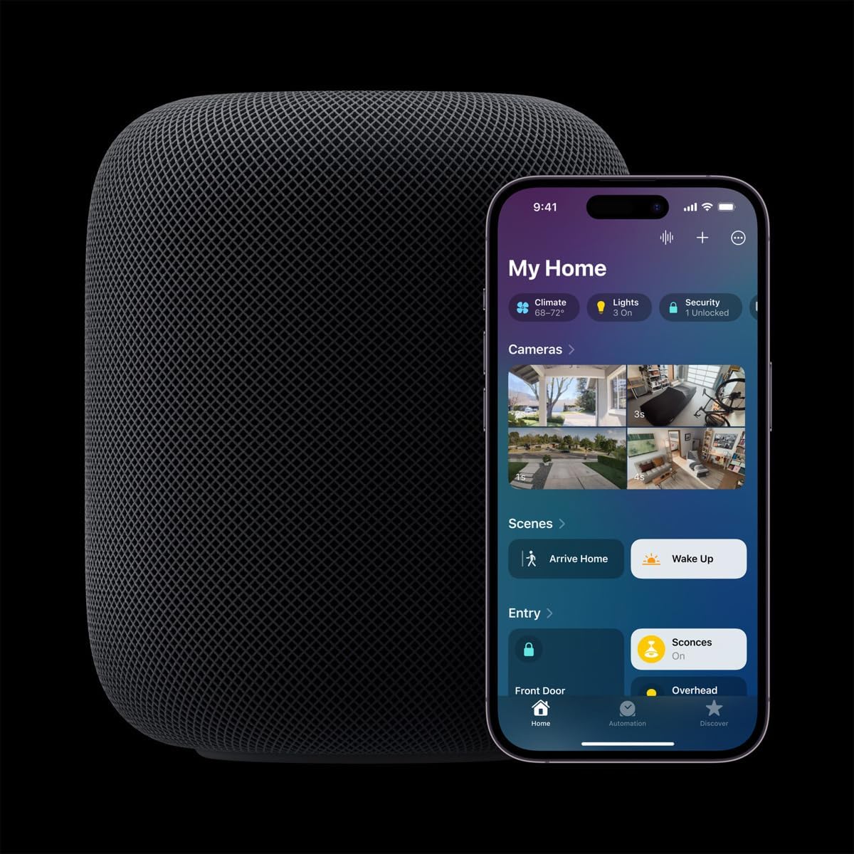 Apple HomePod Voice-Enabled Assistant Bluetooth Speaker MQHW2LL/A - Space Gray - Image 2