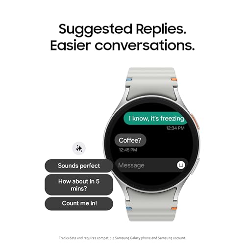 Samsung Galaxy Watch 7 44mm BT - Aluminum Silver Sports Band - SM-L310NZSAXAA - Image 5
