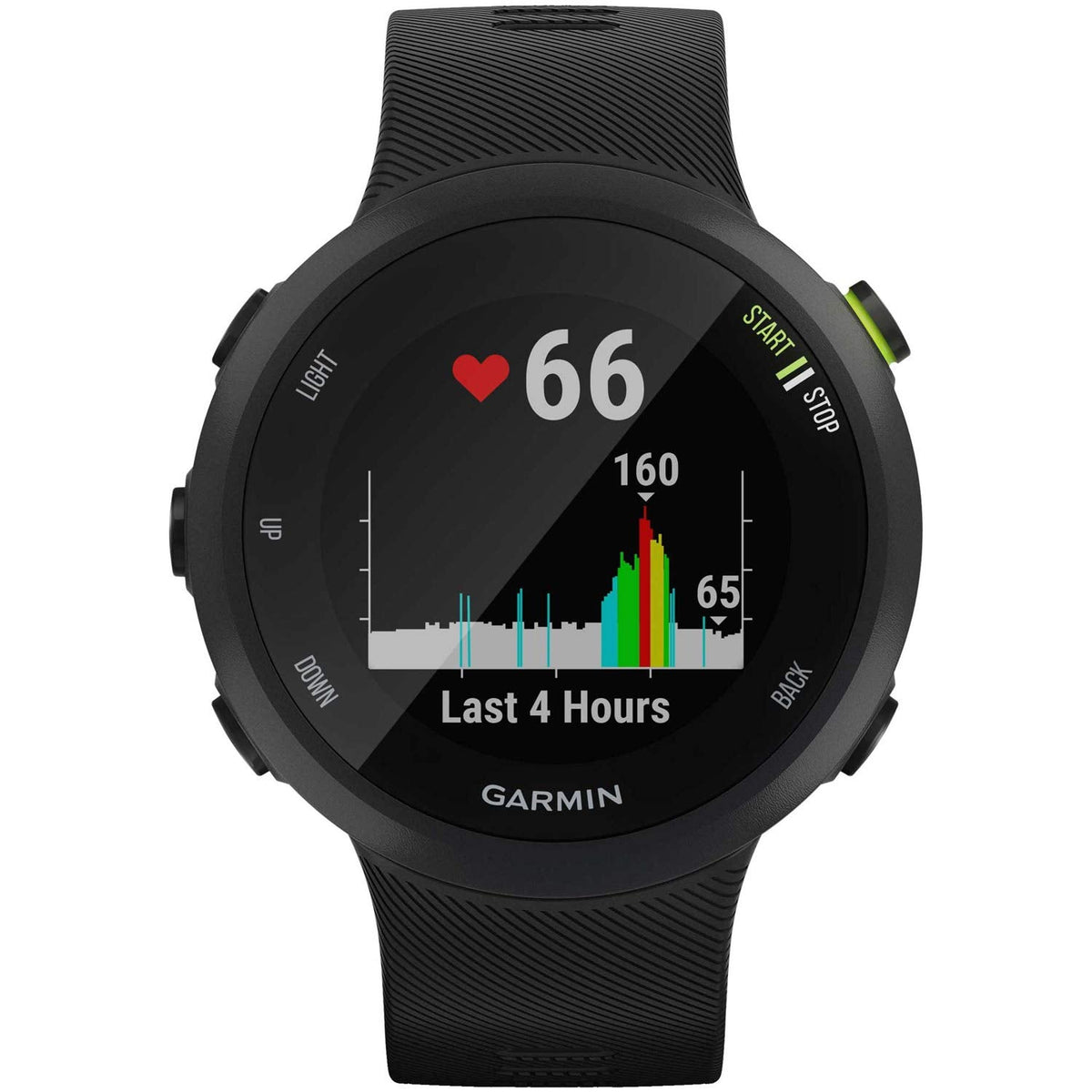 Garmin Forerunner 45S - 39mm Black Case - Black Silicone Band - 010-02156-02 - Image 3