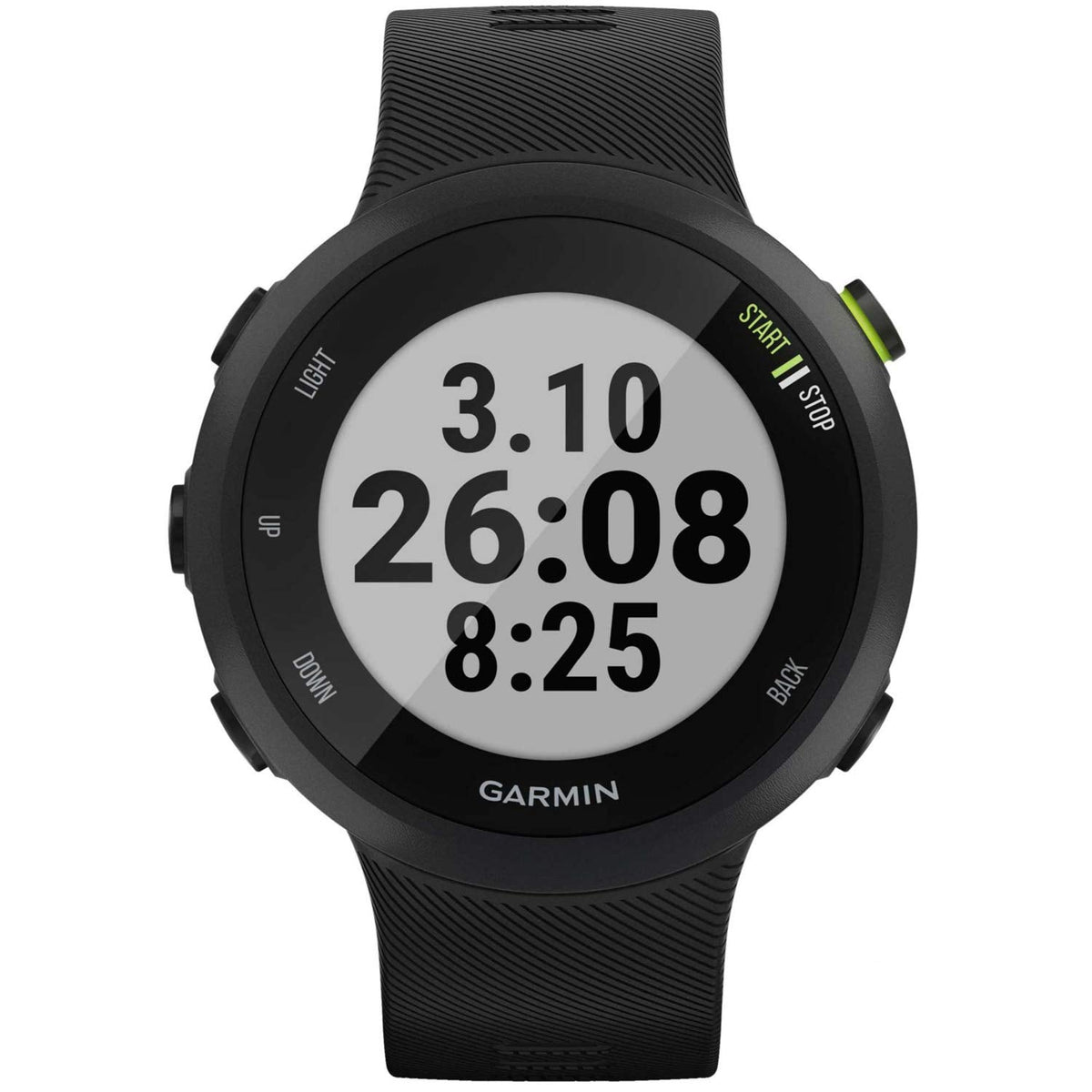 Garmin Forerunner 45S - 39mm Black Case - Black Silicone Band - 010-02156-02 - Image 4