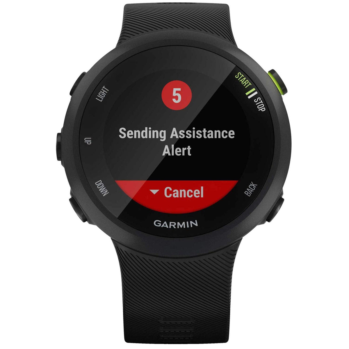 Garmin Forerunner 45S - 39mm Black Case - Black Silicone Band - 010-02156-02 - Image 5