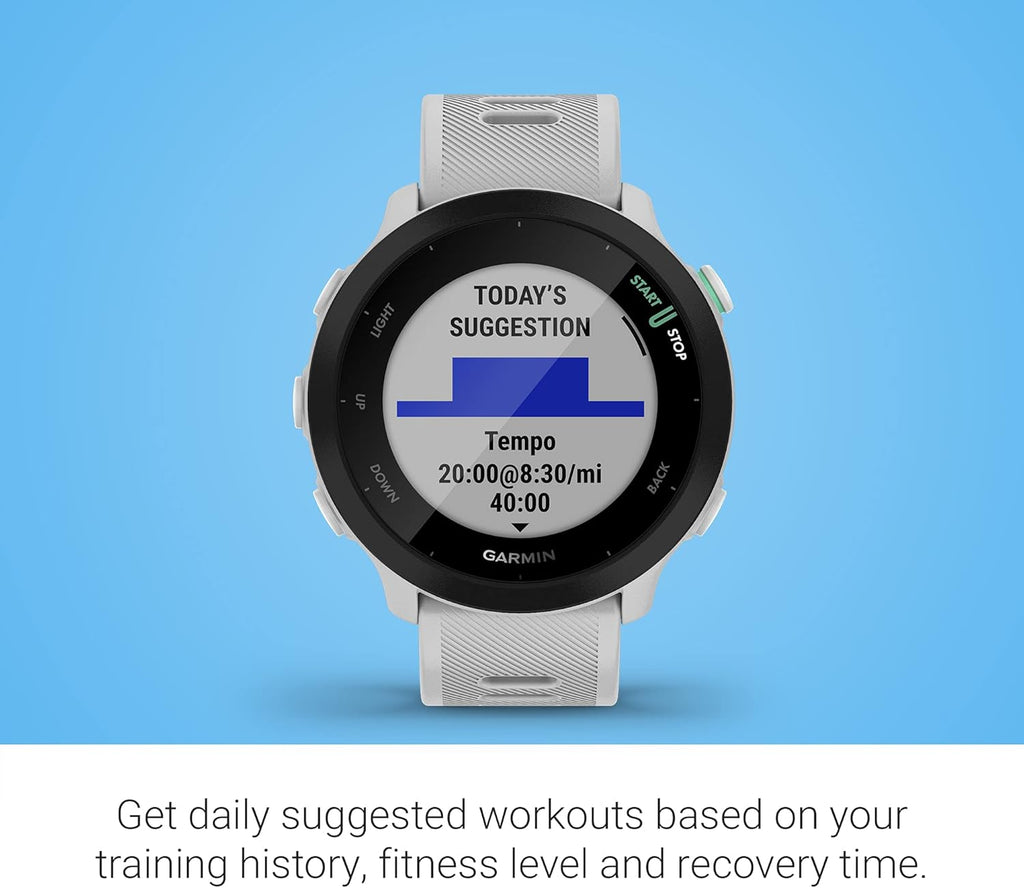 Garmin Forerunner 55, GPS Running Watch White - Image 5