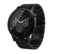 Motorola Moto 360 2nd Gen 42mm Stainless Steel Case Black band
