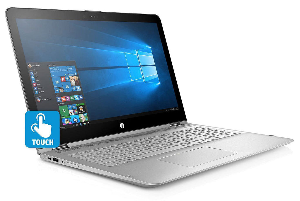 HP Envy x360 – 15.6" FHD Touch – i7-7500U – 16GB RAM – 1TB HDD / 128GB SSD – Silver – 15T-AQ100 - Image 2