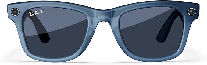 Ray-Ban Meta - Wayfarer glasses with Meta AI, Audio, Photo, Video Compatibility - Polarized Blue Len - Image 2