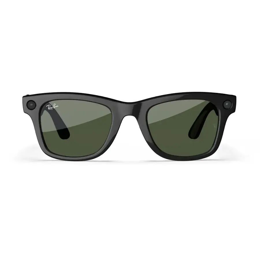 Ray-Ban Meta - Wayfarer Large glasses with Meta AI, Audio, Photo, Video Compatibility - Green Lenses - Image 2