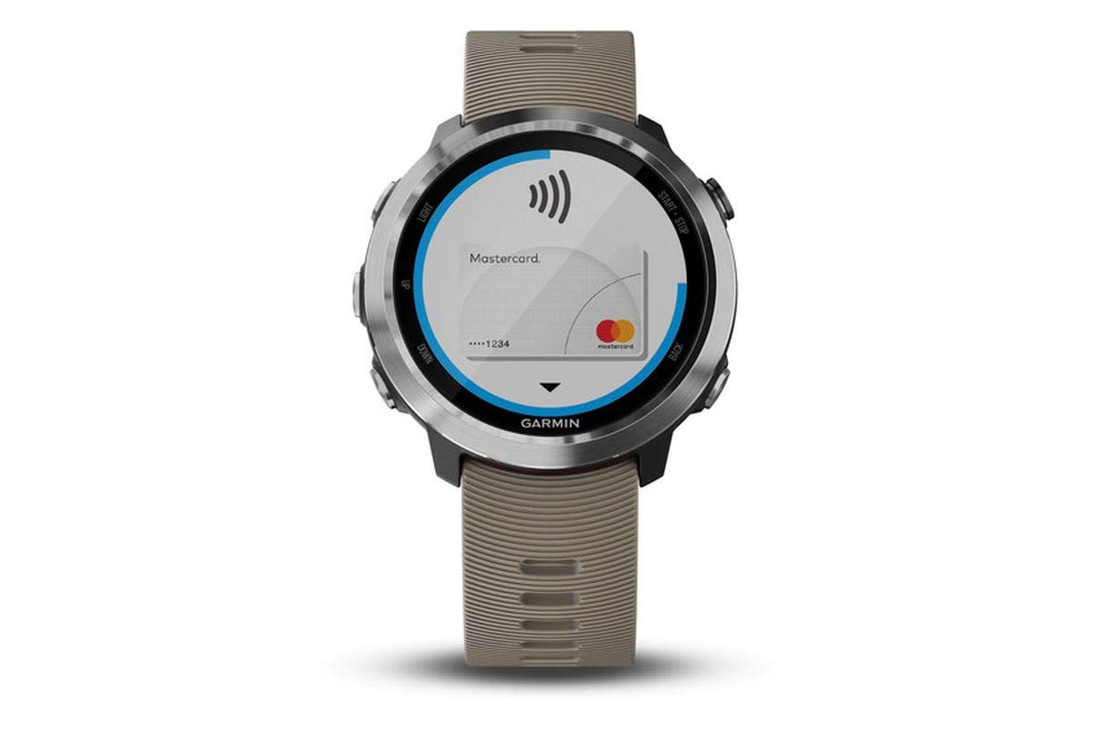 Garmin - Forerunner 645 GPS Monitor Running Watch - Sandstone - Image 2