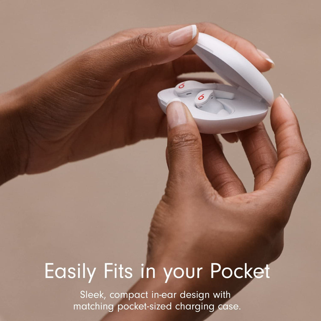 Beats Fit Pro True Wireless Noise Cancelling In-Ear Earbuds - White - MK2G3LL/A - Image 6