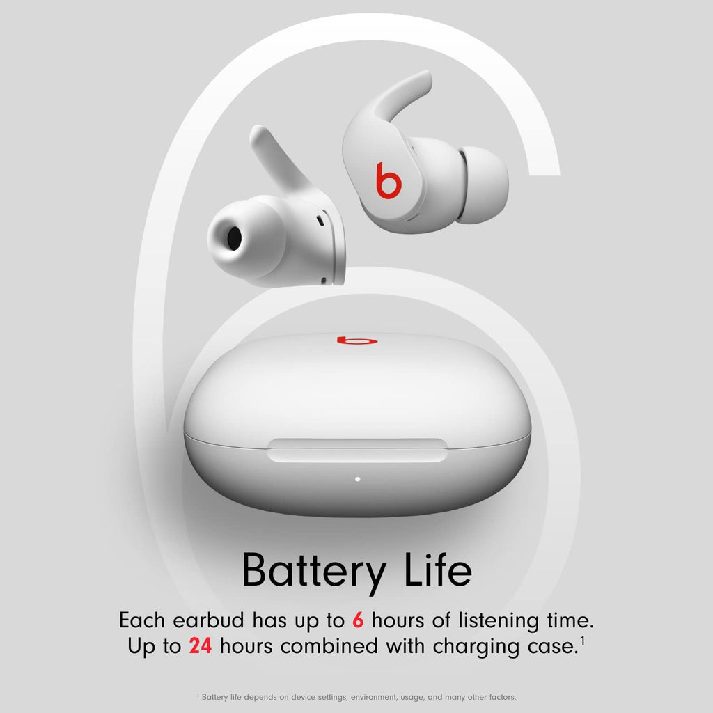 Beats Fit Pro True Wireless Noise Cancelling In-Ear Earbuds - White - MK2G3LL/A - Image 7