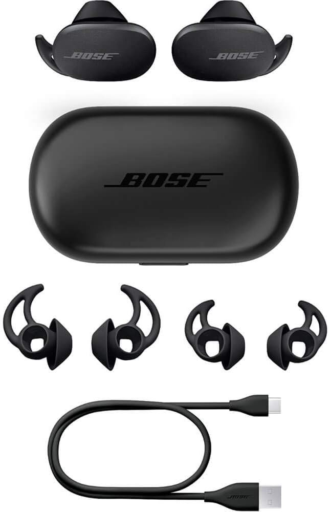 Bose Quiet Comfort Earbuds True Wireless Noise Cancelling In-Ear Triple - Black - 831262-0010 - Image 6