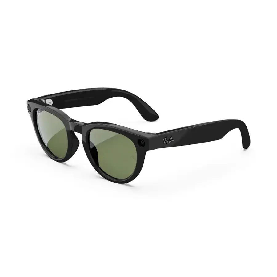 Ray-Ban Meta - Headliner Low Bridge Fit glasses, Meta AI, Audio, Photo, Video Compatibility - Green
