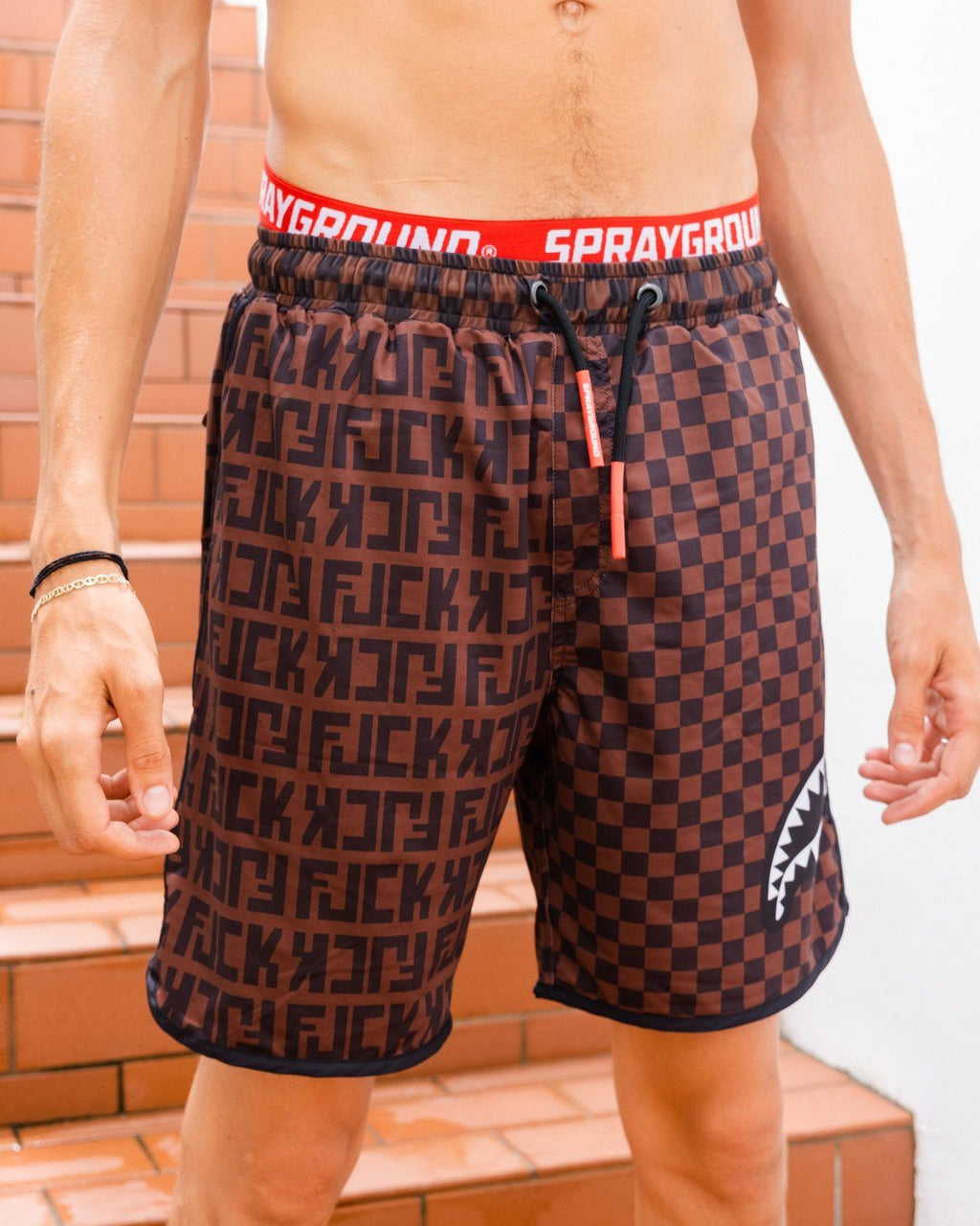Offended Split the Check Corto Swim Trunks - Image 2