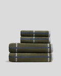 2+2 Organic Plush Bath Bundle - Thyme Windowpane