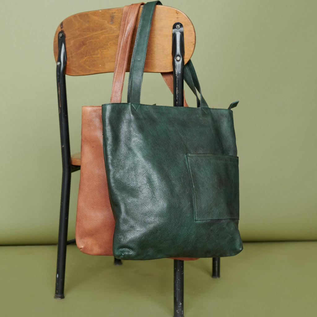 Leon Leather Tote Bag - Image 39