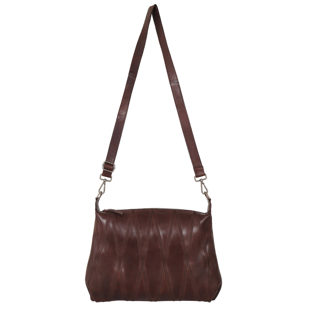 Avery Diamond Leather Crossbody Bag - Image 25
