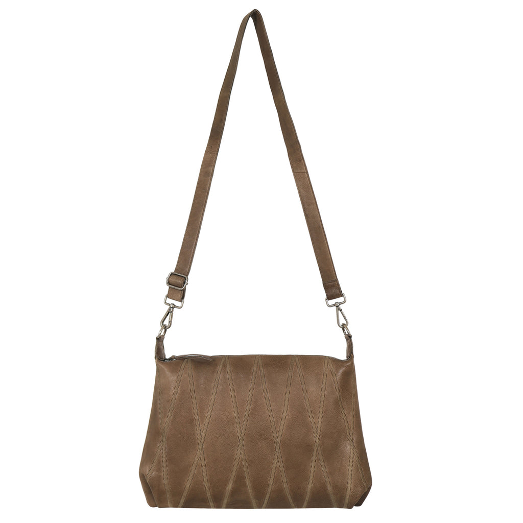 Avery Diamond Leather Crossbody Bag - Image 23