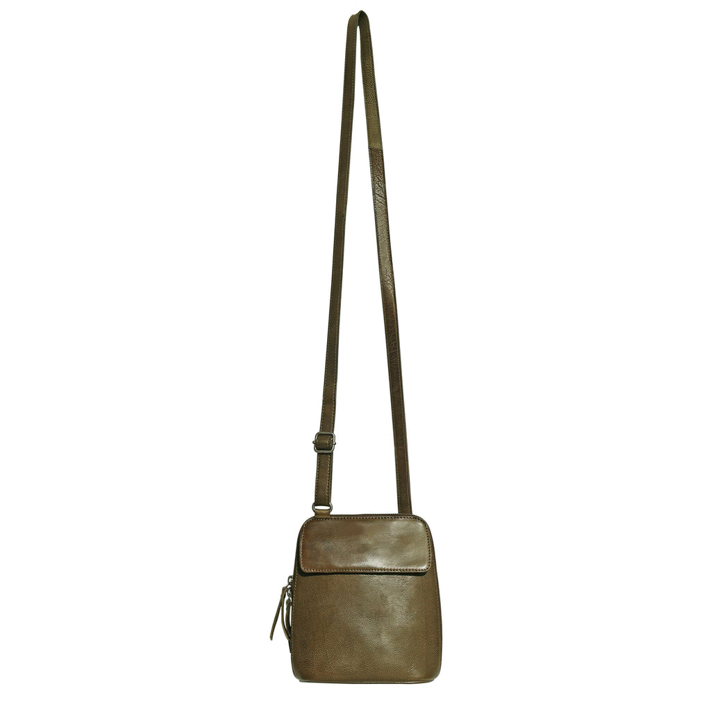 Lucy Leather Crossbody Bag - Image 11