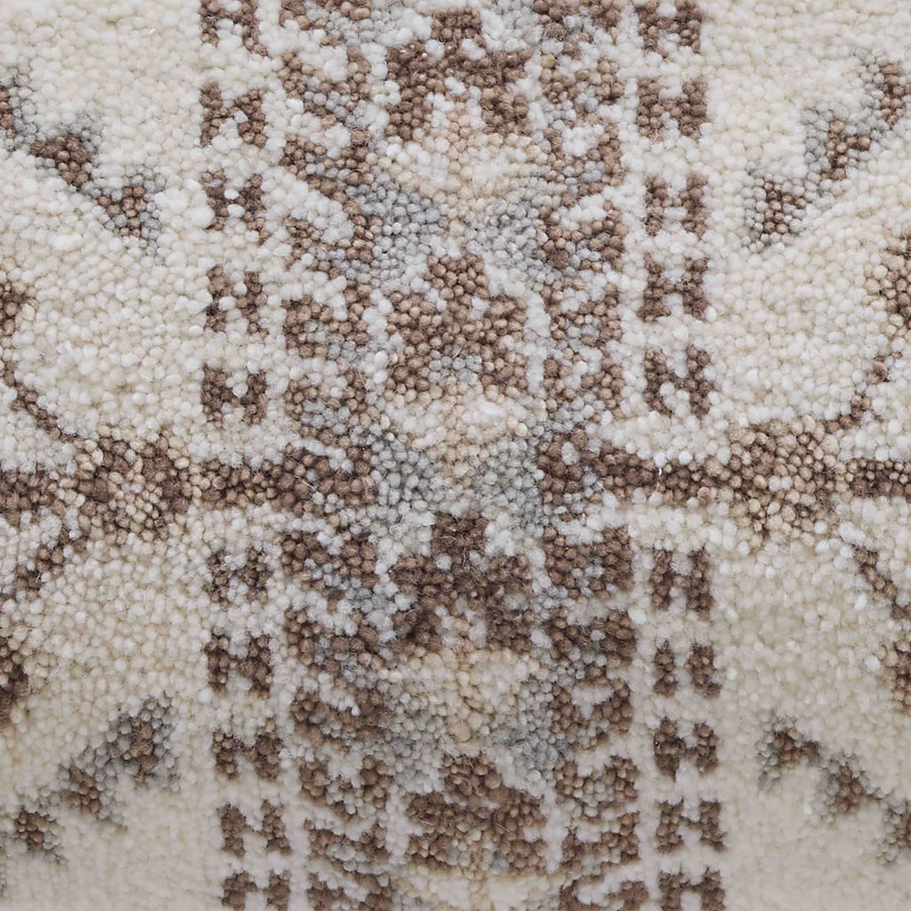 Emilia Hand-Knotted Lumbar Pillow - Slate