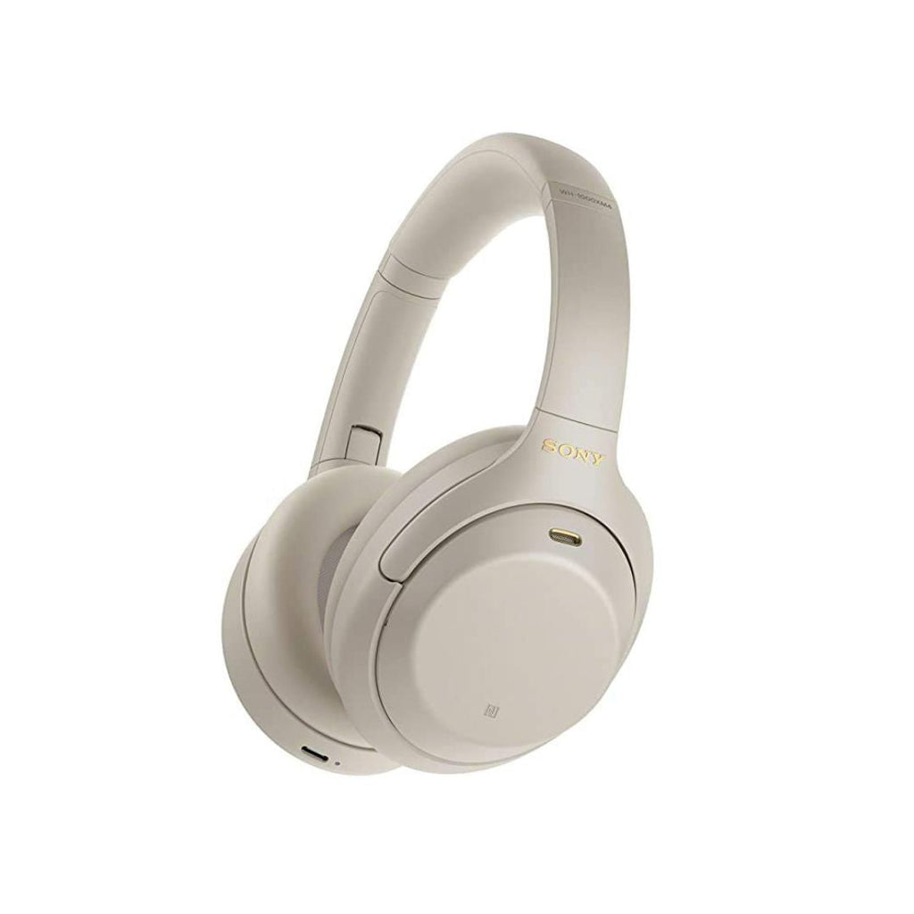 Sony - WH1000XM4 Wireless Noise-Cancelling Over-the-Ear Headphones - Silver - Image 2