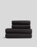 2+2 Soft Rib Bath Bundle - Onyx