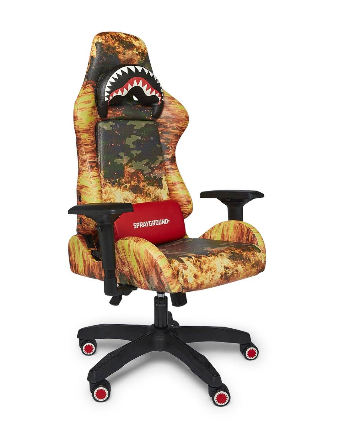 Fire Camo Gaming Chair - Super Rare - Image 3