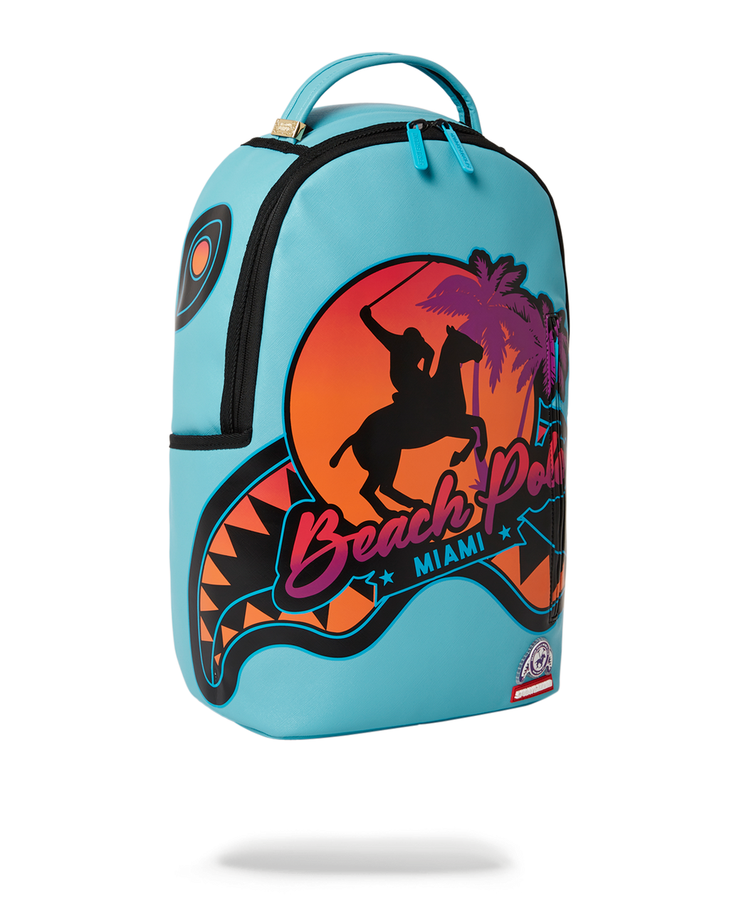 Miami Beach Polo Collab Backpack (Dlxv-Sky) - Image 3