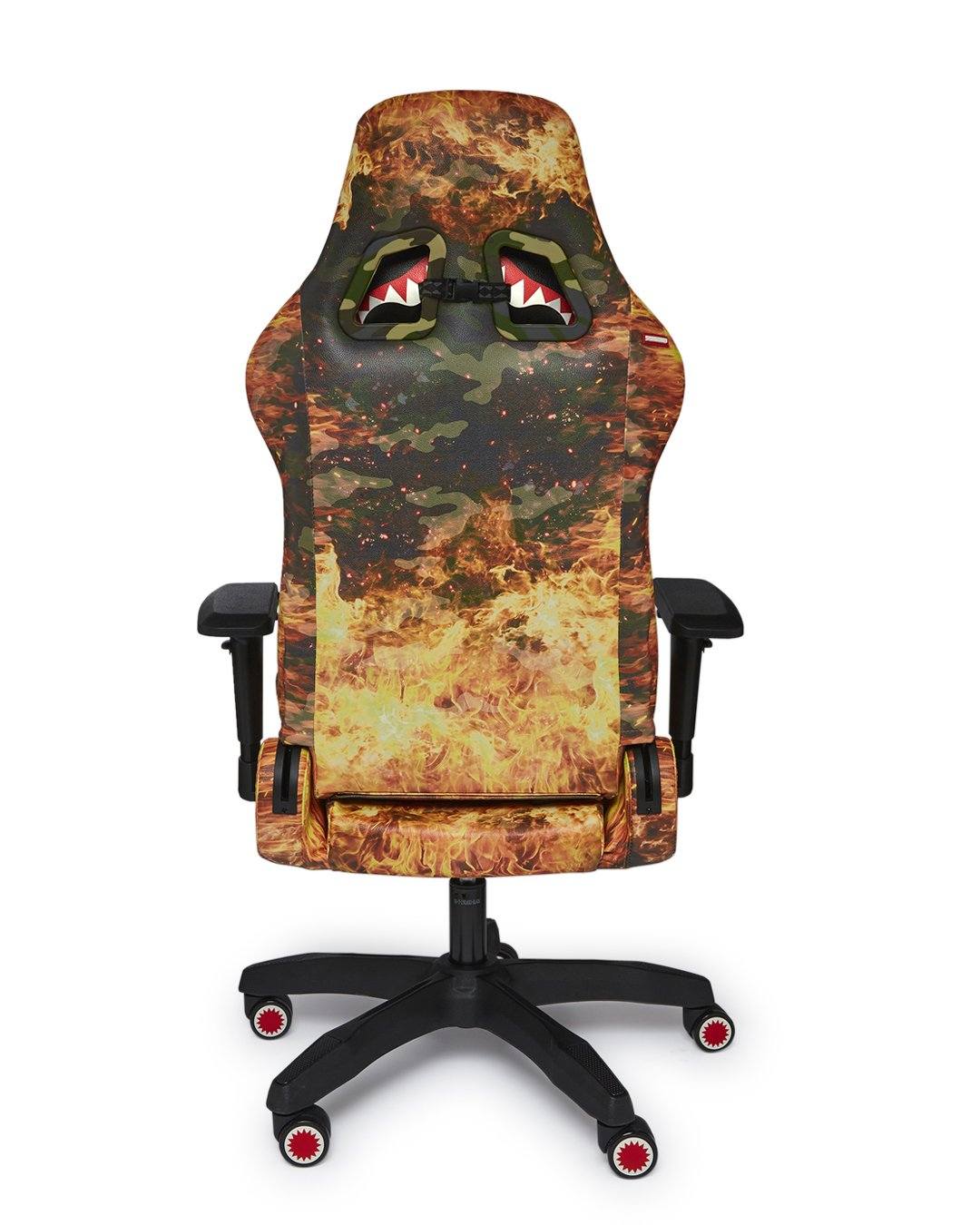 Fire Camo Gaming Chair - Super Rare - Image 5