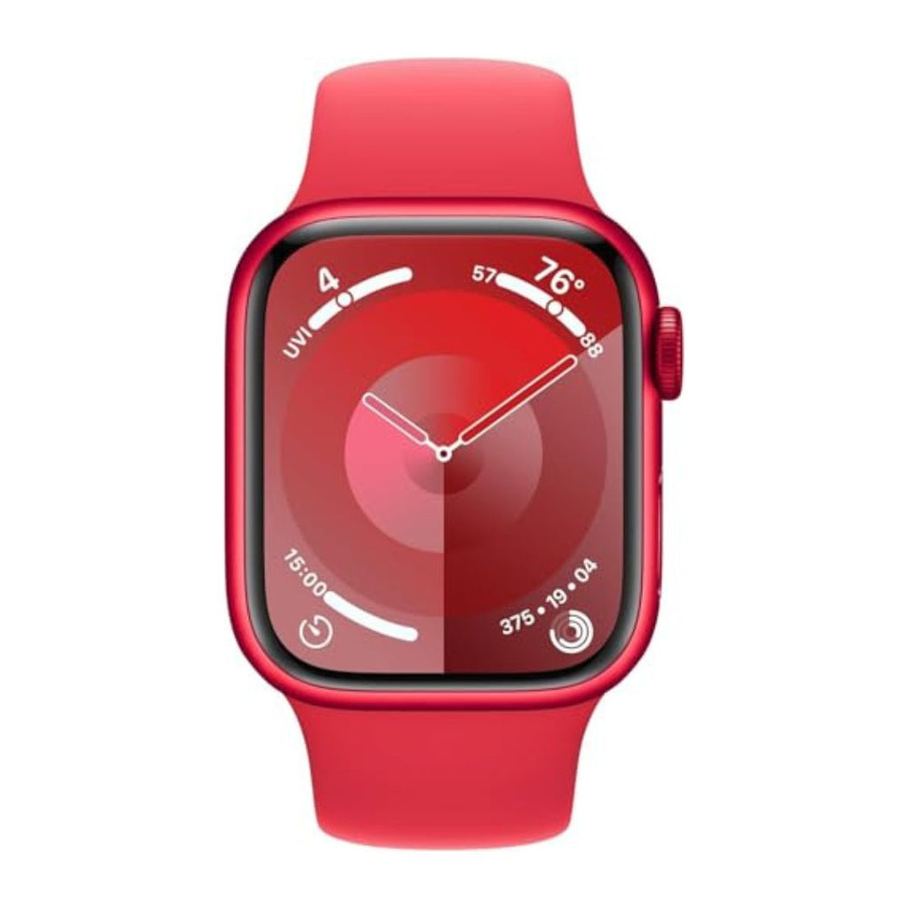 Apple Watch Series 9 (GPS) 41mm Aluminum Case with RED Sport Band - S/M - (PRODUCT)RED - Image 4