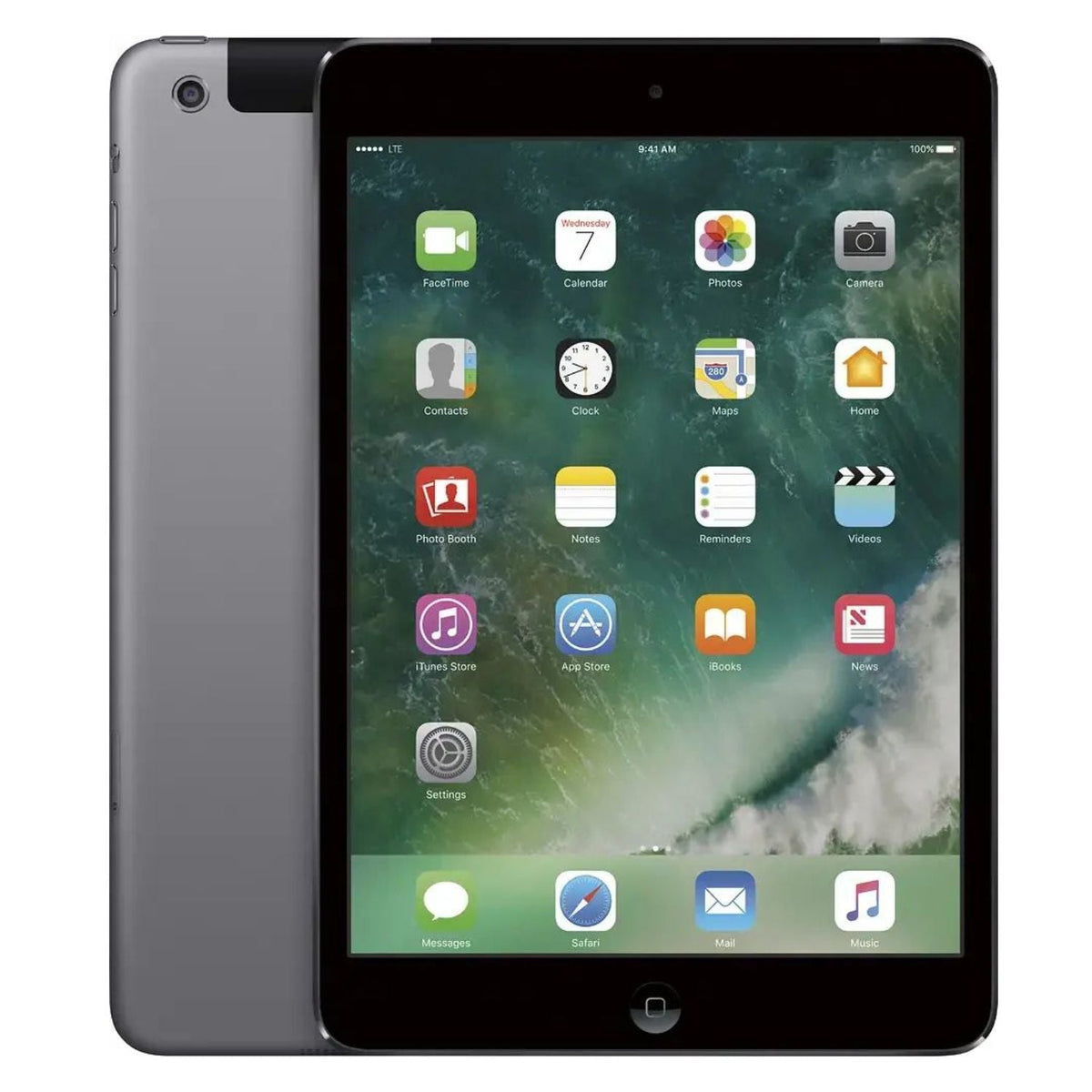 Apple - iPad mini 2 with Wi-Fi + Cellular - 32GB - Space Gray - Image 2