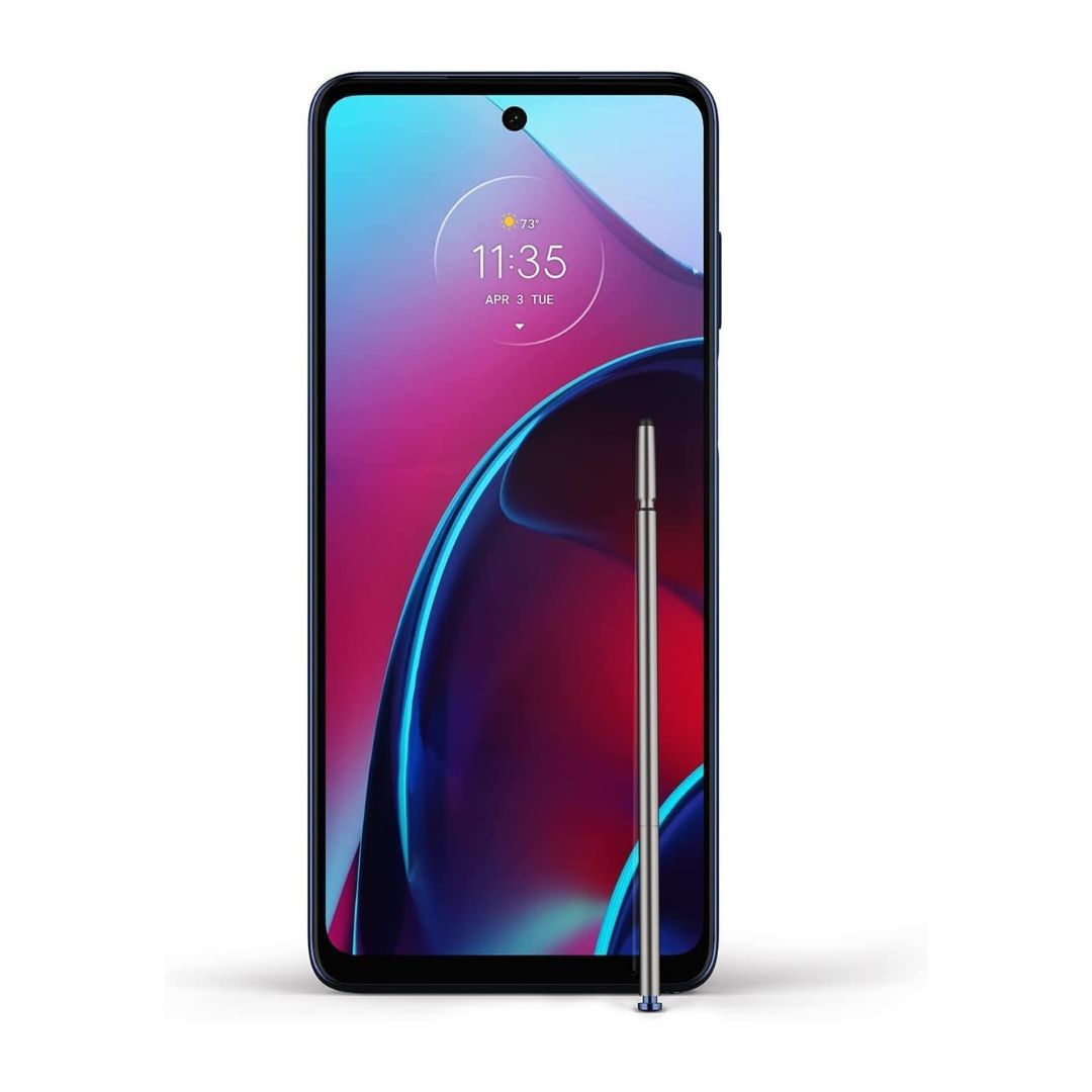 Cricket Motorola Moto G Stylus (2022) - 128GB - Steel Blue - XT2211-1 - Image 2
