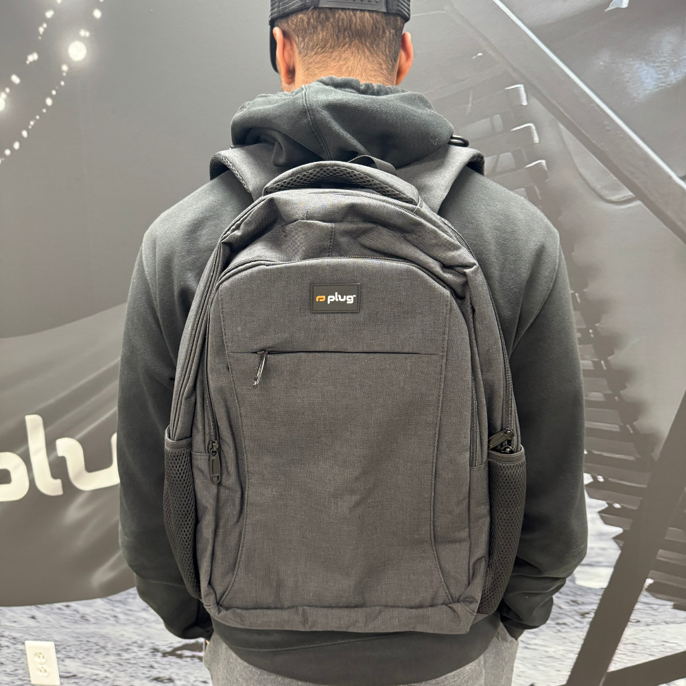 Plug Lightweight Casual Laptop Backpack with USB Charging Port - Image 2