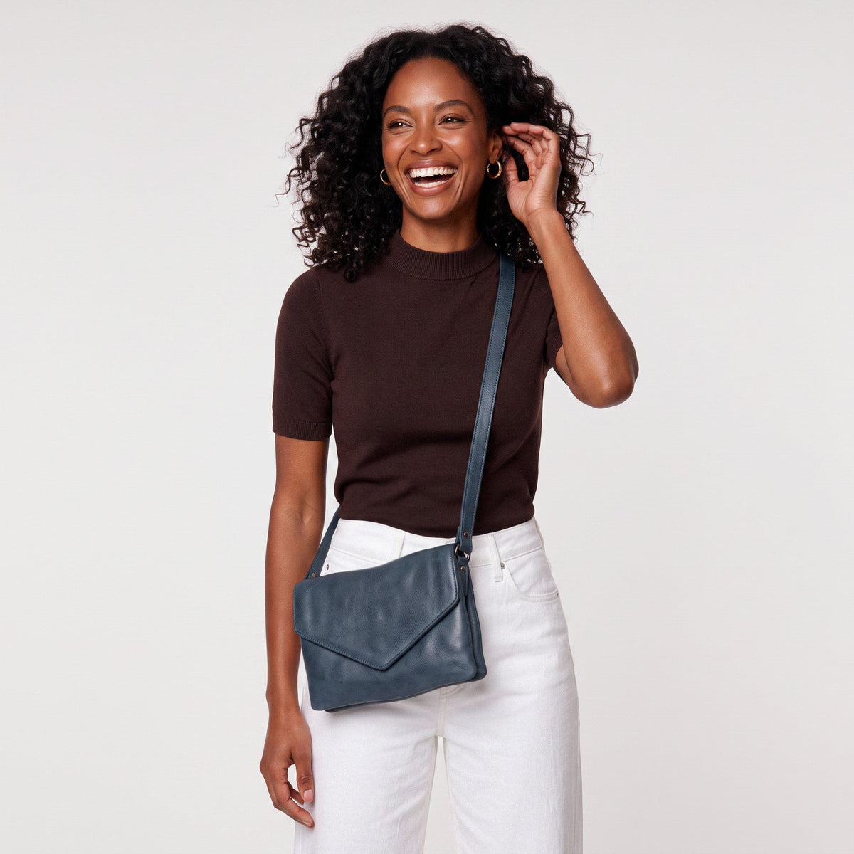 Harbor Leather Crossbody Bag - Image 33