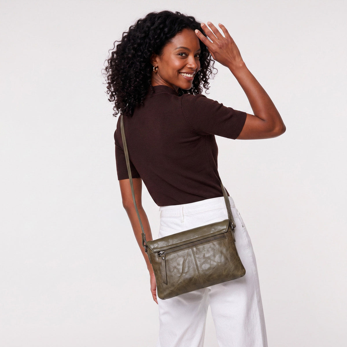 Harbor Leather Crossbody Bag - Image 29