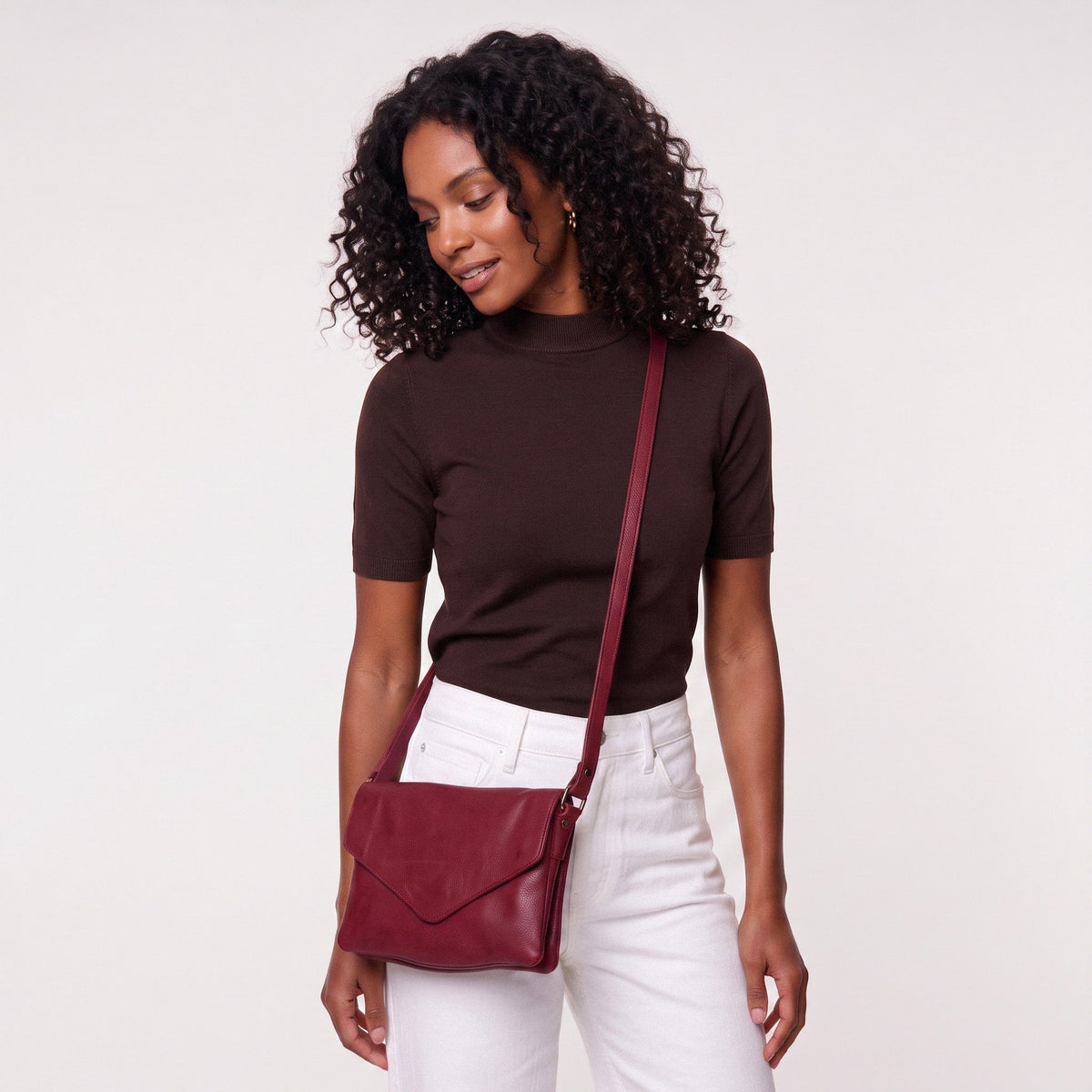 Harbor Leather Crossbody Bag - Image 3