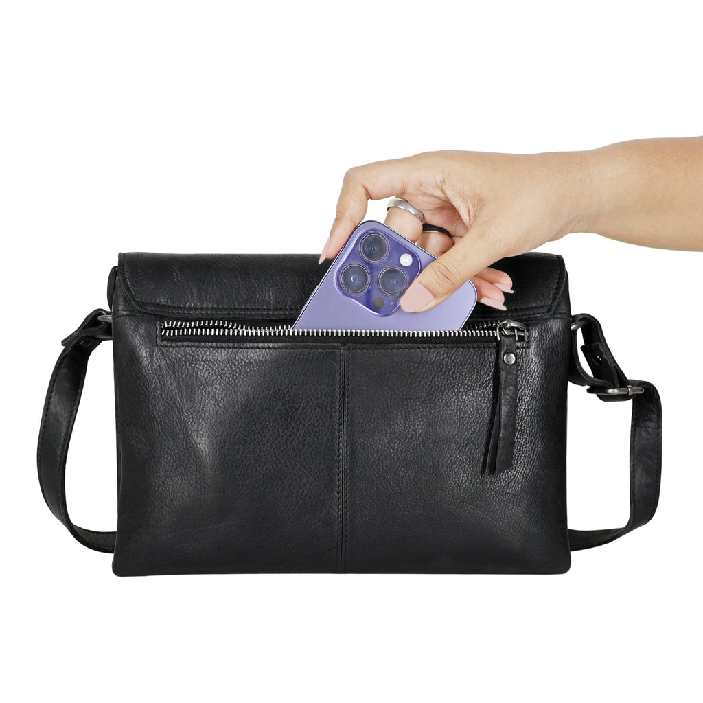 Marcus Leather Crossbody Bag - Image 6