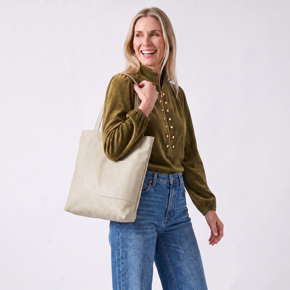 Leon Leather Tote Bag - Image 28