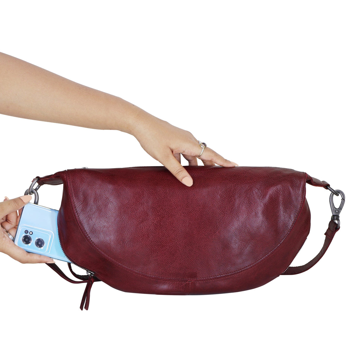 Callie Leather Sling Bag - Image 13