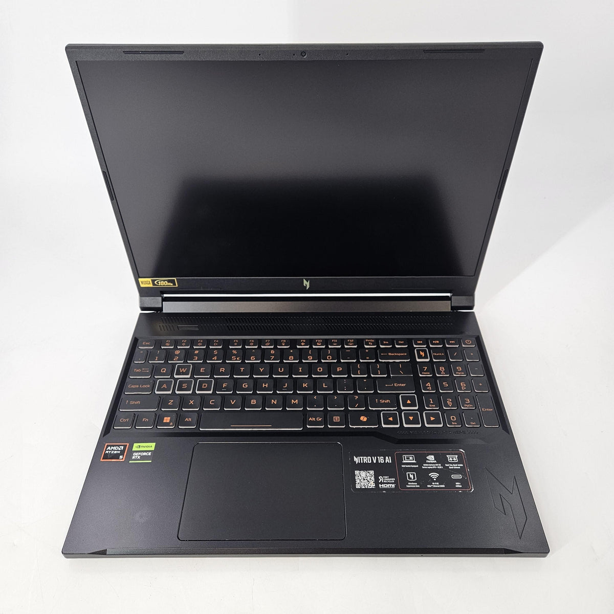Acer Nitro V 16 AI Black 4.3 GHz AMD Ryzen 5 240 16GB RAM 512GB Solid State Drive NVIDIA GeForce RTX 5050 8 GB