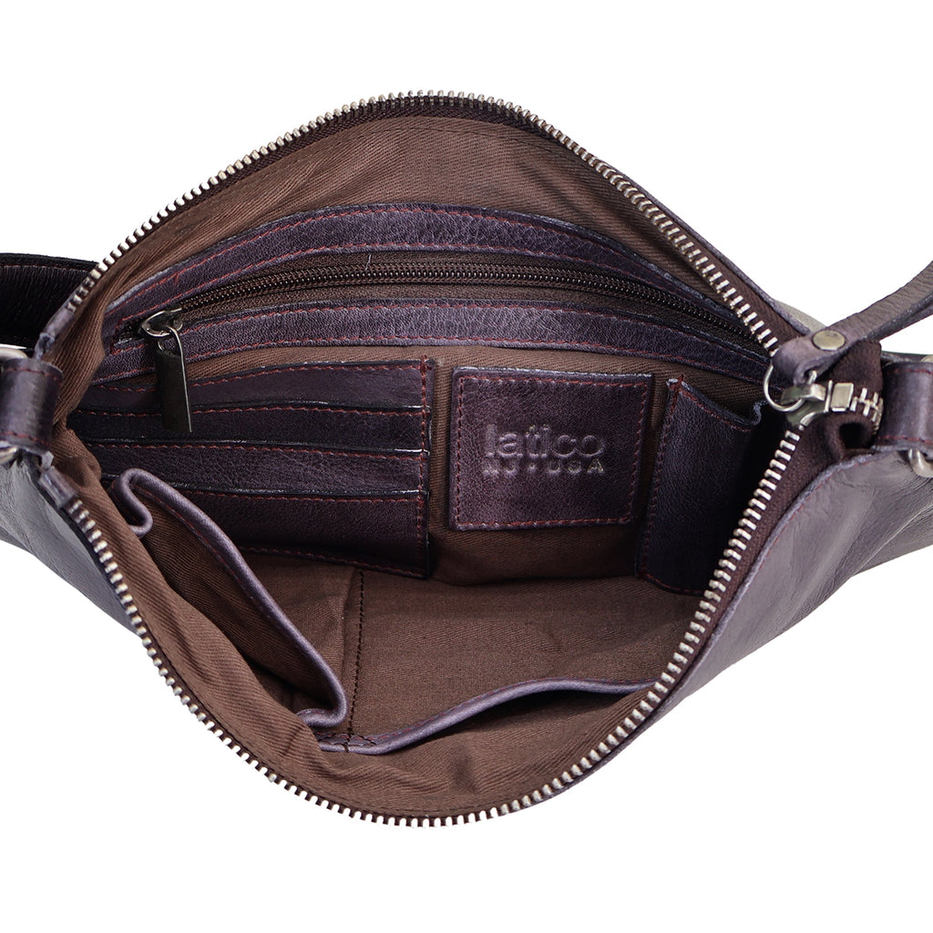 Stevie Leather Crossbody Bag - Image 2