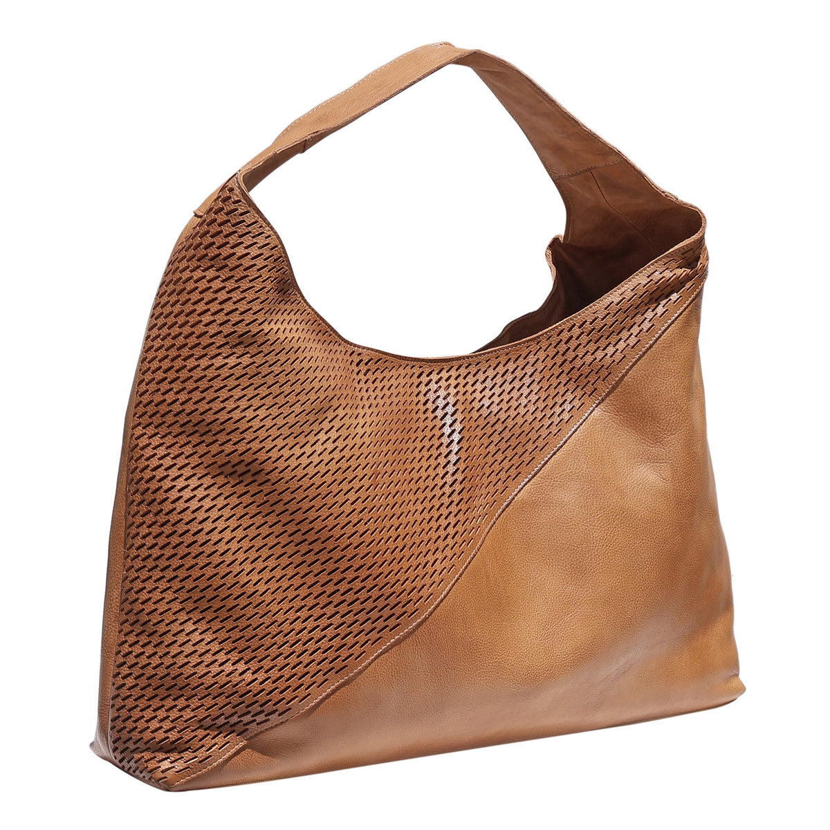 Lindsey Laser Leather Tote Bag - Image 3