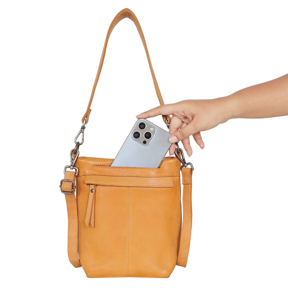 Fran Leather Crossbody - Image 16
