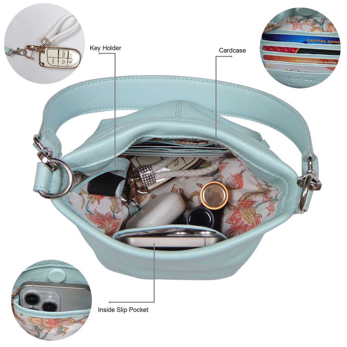 Fran Leather Crossbody - Image 32