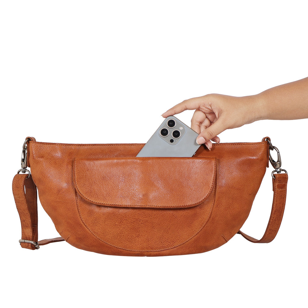 Coco Leather Sling Bag - Image 9