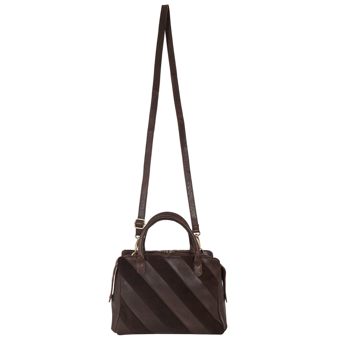 James Suede Leather Crossbody Bag - Image 4