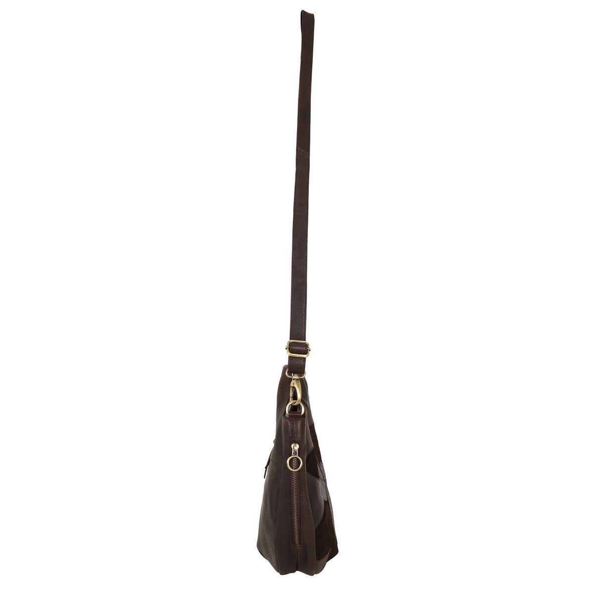 Darby Suede Leather Crossbody Bag - Image 4